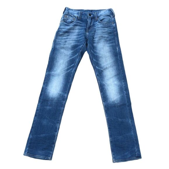 True Religion Jeans Size 28 GENO Slim Blue - Picture 2 of 8